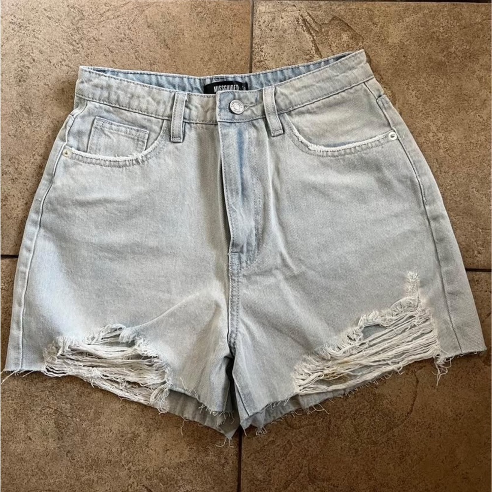 Oversized Distressed Shorts (NWT)
